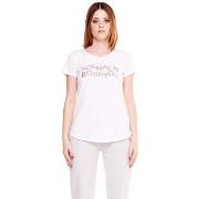 Lyhythihainen t-paita Leone 1947  Woman T-Shirt Short Sleeves Gold Sil...