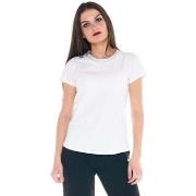 Lyhythihainen t-paita Leone 1947  Woman Short Sleeves Crystal  EU S