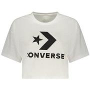 Lyhythihainen t-paita Converse  cvw5t855bi100whixs  EU S