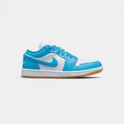 Kengät Nike  Jordan 1 Low White Gum Light Brown Dark Powder Blue (Wome...