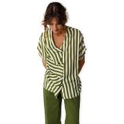 Paita Skfk  Kaua Shirt - Stripes Green  EU S