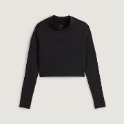 T-paidat & Poolot Vans  Camisetas Mujer Modèle Script Mini Mock Ls  EU...