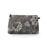 Ceannis Cosmetic Large Flower Linen Black 34x20.5x9 cm - pcs 1