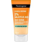 Neutrogena Clear & Defend Facial Scrub - 150 ml