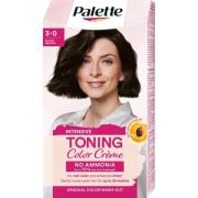 PALETTE Intensive Toning Color Crème  3-0 Black Brown - 1 pcs