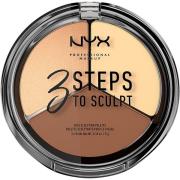 NYX Professional Makeup 3 Steps to Sculpt Light - 15 g
