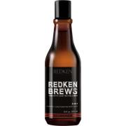 Redken Brews 3-In-1 Shampoo, Conditioner & Body Wash - 300 ml