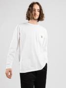 Carhartt WIP Pocket Pitkähihainen T-paita valkoinen