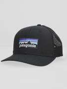 Patagonia P-6 Logo Trucker Hattu musta