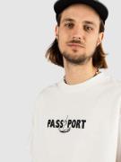 Pass Port Featherweight Embroidery T-paita valkoinen