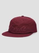 HUF Distressed Logo 5 Panel Lippis punainen