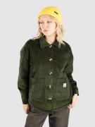 Passenger Flint Recycled Courduroy Overshirt Takki harmaa