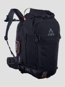 ABS Vario Set Easy.Tech 40L Avalanche Reppu musta