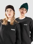 POW Protect Our Winters Mini Left Chest Crew Neulepaita musta