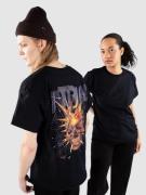 Vitriol Punk Skeleton T-paita musta