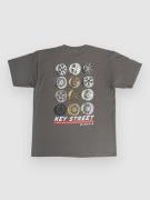 Key Street Wheels Kids T-Paita harmaa