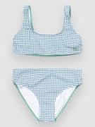 Roxy Gingham Rg Kids Bikinit Set kuviotu