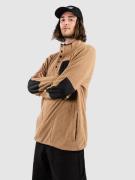Coal Furnace Half-Zip Fleeceneule ruskea