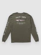 Salty Crew Bruce Pitkähihainen T-paita vihreä