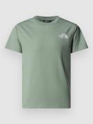 THE NORTH FACE Teen Simple Dome Kids T-Paita vihreä