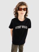 Urban Classics Stay Wild Leo Kids T-Paita musta