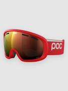 POC Fovea Mid Prismane Red Laskettelulasit punainen