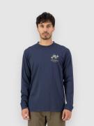 Mons Royale Icon Merino Classic Aluskerrastopaita sininen