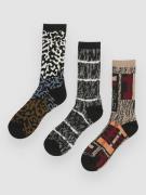 Volcom Printa Stoney 3Pk Socks Socks vihreä