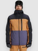 Quiksilver Sycamore Block 20K Takki ruskea