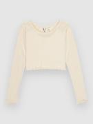 Roxy Hey Yeah Yeah Pointelle Kids Longsleeve T-Sh ruskea