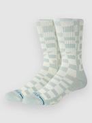 Stance Wave Check Crew Socks kuviotu