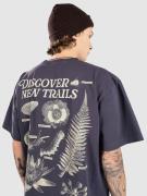 Dravus Grounded Boxy T-paita sininen