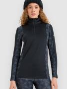 Roxy Daybreak Brushed Half Zip Kerrastopaita musta