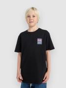 Billabong Stamp Kids T-Paita musta