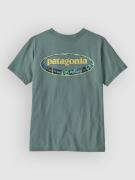Patagonia Graphic Kids T-Paita sininen