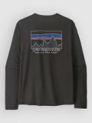 Patagonia Cap Cool Daily - '73 Skyline Pitkähihainen T-paita musta