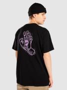 Santa Cruz Stamped Screaming Hand T-paita musta
