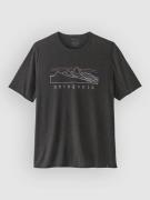 Patagonia Cap Cool Trail - Stratapeaks T-Shirt musta