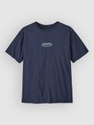 Patagonia 95 Oval Logo T-paita sininen