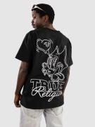 True Religion Puf Cat T-paita musta