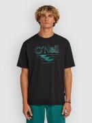O'Neill Hybrid Upf Polygiene Graphic T-paita musta