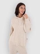 Hurley Lane Way Rib Knit Huppari valkoinen