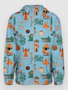 The Dudes European Fantasy Blue Windbreaker kuviotu