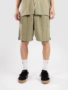 Vissla Grad Stripe 17" Elastic Linen Shortsit vihreä