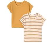 A Happy Brand 2-Pack T-Shirts Yellow 62/68 cm