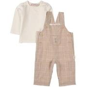 Sophie The Giraffe Checked Outfit Beige 3 Months
