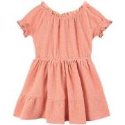 Tocoto Vintage Embroidered Dress Pink 2 Years