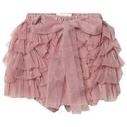 DOLLY by Le Petit Tom Frilly Bloomers Mauve Newborn (3-18 Months)