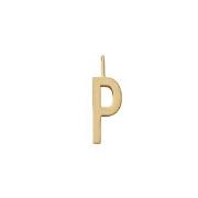 Design Letters Gold Letter Charm 16 mm - P One Size