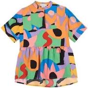 Stella McCartney Kids Graphic Print Dress Multicolor
